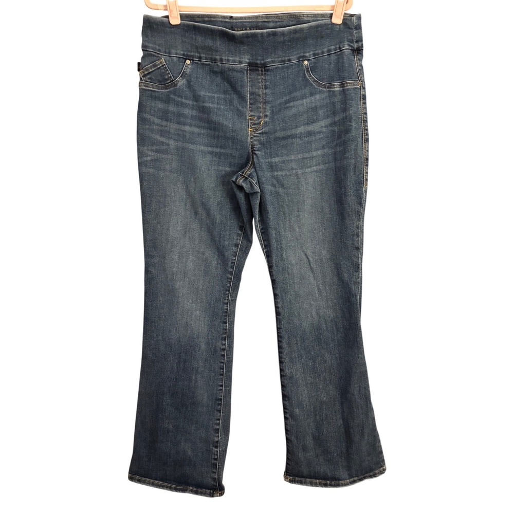 Rock & Republic Fever Pull On Bootcut Jeans‎ Womens 18 Medium Wash Denim Rx